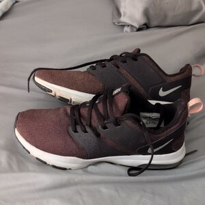 Nike Black and Dark Red Athletic Shoes